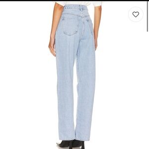 Abrand Women's High Rise Jeans - Light Blue